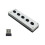 (As show, One size) Silent Silicone Bluetooth Custom Programming Macro Keyboard 5-Keys Macropad Copy Paste USB Keypad,B 1