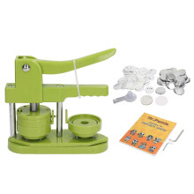 (As show, One size) Button Maker Machine 100 Sets DIY Badges Button Pressing Machine for Present Family 58mm / 2.28in