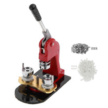 (As show, One size) Button Maker Badge Making Press Pressing Machine 25mm with 1000 Buttons for DIY Household