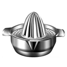 (As show, One size) Orange Juicer Manual Household Fruit Squeezer Hand Juicer Reamer with Strainer Dishwasher Safe for /Oranges