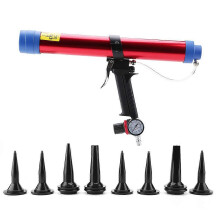 (As show, One size) Pneumatic Glass Glue Sealant Caulk Gun Cartridge Air Gun 300~600ML