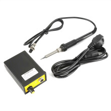 (As show, One size) GSM-T19 60W Adjustable Temperature Soldering Station with Soldering Stand