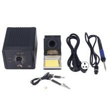 (As show, One size) Soldering Station Knob Temperature Adjustment Welding Iron Solder Machine 90W HK901UK Plug 220V