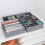 DS Living Folderable Clothes Drawer Organiser Storage Set of 4 Grey 4