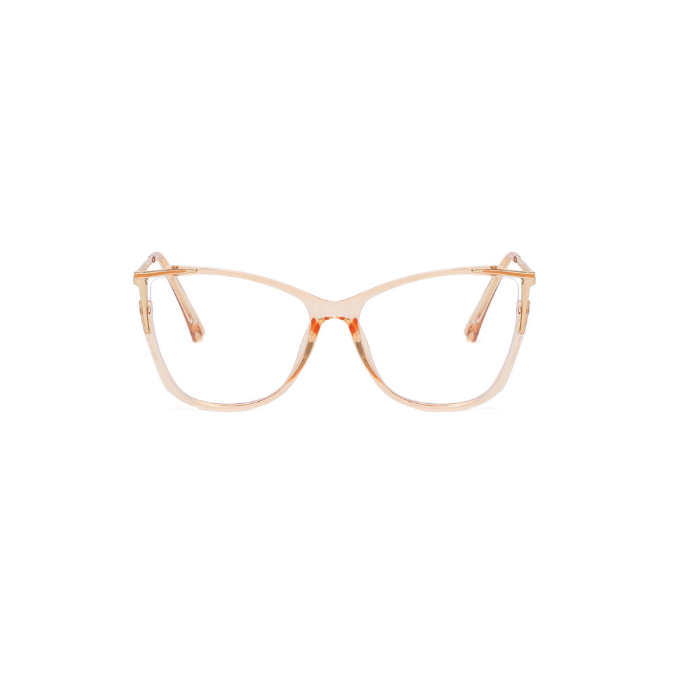 Blue/Light (Champagne, =+2.75 Strength) Stylish Cat Eye Anti Reading Glasses Clear Lens New