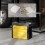 Homcom HOMCOM 4 Drawers Large Tool Box, Steel Toolbox with Handle, Yellow 9