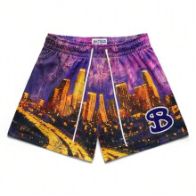 (S, cheng5340) BUCKETSQUAD 2025 Summer Basketball Men Shorts Mesh sweatpants Loose Fashion Men Skateboarding Running Shorts Sports Beach Pants