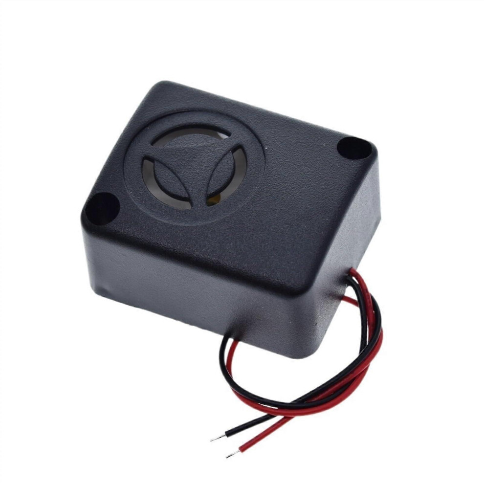 (As Show, One Size) Antitheft Car Burglar Alarm 6/12/15V 120Db Active High Decibel Buzzer Safe Box Burglar Alarm Car Accessories Qsi4840 4632480814769