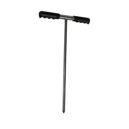 (As show, One size) Soil Sample Probes, T Handle Metal Septic Tank Locator Tool Adjustable Sharp Tip