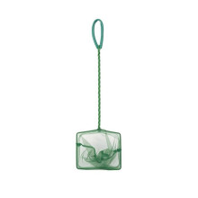 (As show, One size) Fishing Net Long Handle Square Aquarium Fishing Net Landing Net for Fish Floating Objects Crab Net Fishing Rod Dryer Hand Net Collapsible Fshing