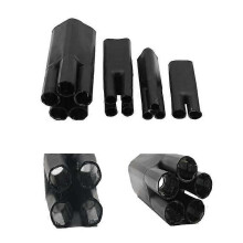 (As show, One size) Heat shrink wrap tube with glue Insulation sleeve for 1KV 2-5 core Separate Branch Cable splitter