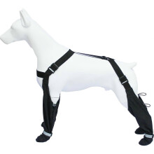 (As show, One size) Dog Boots, Dog Paw Boot Leggings AntiSlip, Adjustable Suspender Boots with Reflective Strip for Outdoor Walking Paws ProtectorS
