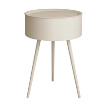(As show, One size) Storage Cabinet Bedside Table Round Bedroom 's Small Bedside Storage Cabinet (Small : 58cm)