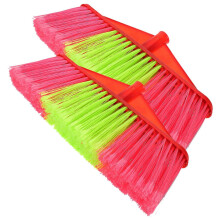 (As show, One size) Indoor Broom Head 2pcs Refill Broom Replacement Cleaning Sweeper Head for Home Random