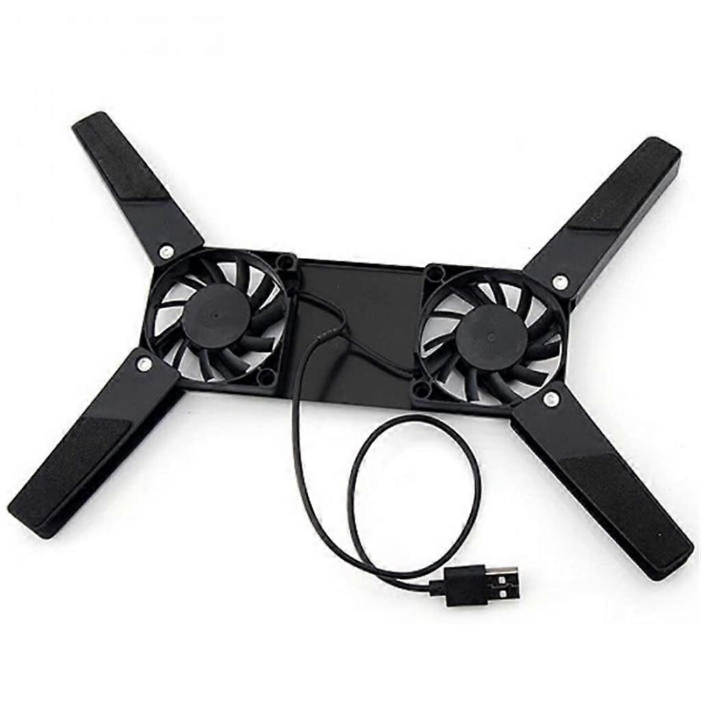 (As Show, One Size) Laptop Cooler Pad Stand Base Cooling Foldable Fan Convenient Notebook Cooler Notebook Computer Accessories 4632480830769