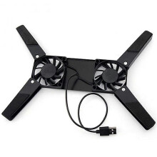 (As show, One size) Laptop Cooler Pad Stand Base Cooling Foldable Fan Convenient Notebook Cooler Notebook Computer Accessories
