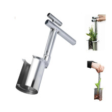 (As show, One size) Bulb Planter Tool, Upgrade Stainless Steel Seedling Transplanter, Plant and Fruit Tree Transplanter