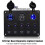 (As show, One size) 5 Gang Rocker Switch Panel Display Dual USB Charger Port DC, Toggle LED Switch Panel Digital Voltmeter 4