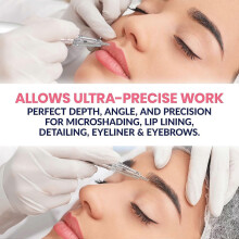 (As show, One size) 10Pc Permanent Makeup Cartridges for Microshading, Lip Lining, Detailing, Eyeliner Eyebrows