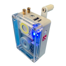 (As show, One size) 10W 5V Lighting DIY Mini Hand Generator With Ignition, USB Charging Function, Suitable For Camping, Emergency, Outdoor Generators