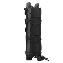 (As show, One size) Outdoor Sports Airsoft Molle Combat Vest Camouflage Cartridges Clip Carrier Holder Tactical 9mm Magazine Pouch