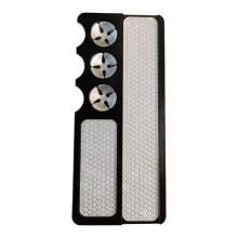 (As show, One size) Pool Cue Tip Tool Scuffer Billiards Cue Accessories Premium Surface Grinding Multifunctional Board File Burnisher Grinder
