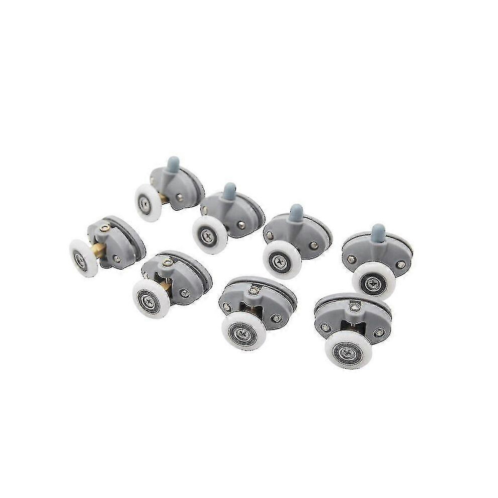 (23Mm, One Size) Zihaisheng Nylon Single Pop Up Pulley Runner Wheel Shower Cabin Sliding Glass Door Rollers 4632480809185