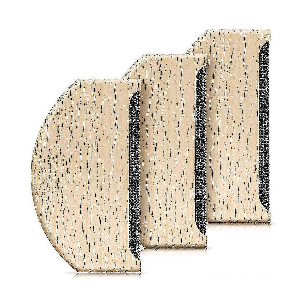 (As Show, One Size) Zihaisheng Cashmere Comb Sweater Shaver Wool Comb Wooden Pilling Fuzz Fabric Lint Remover 4632480857155