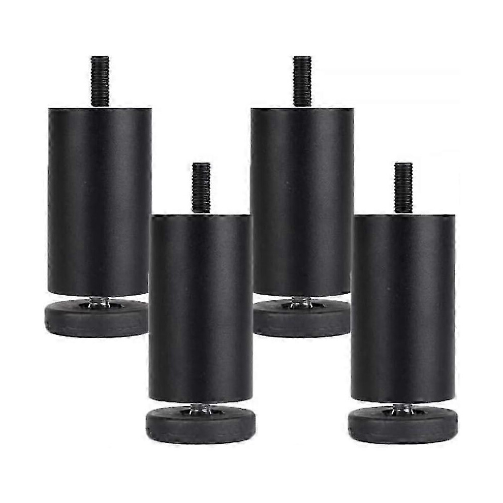 (As Show, One Size) 4 Pieces Adjustable Furniture Legs Aluminum Alloy Furniture Legs Round 12Cm- 4632480812420