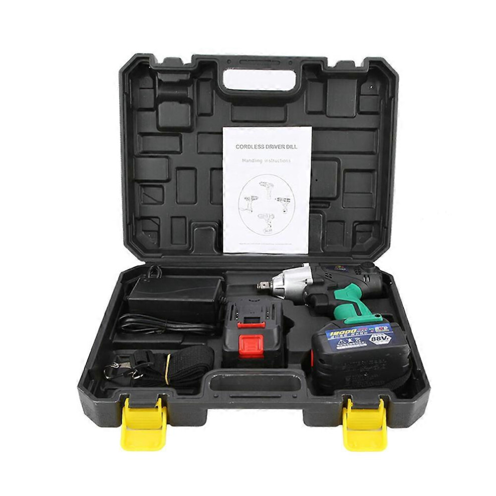 (As show, One size) 88V Lithium Battery Powered Brushless Impact Spanner 1/2&quot; Electric Spanner-image-OPC-PHJMDBD-NEW