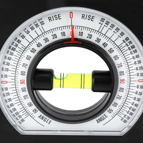 (As show, One size) Engineering Inclinometer Universal Slope Measuring Ruler Multifunction Angle Meter 1