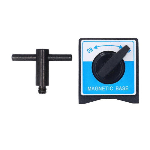 (As show, One size) Magnetic Base 100kg Suction Force M6 Thread Magnetic Base Holder with Switch for Mechanical Processing