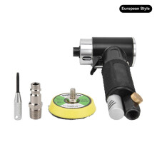 (As show, One size) 2in Air Sander Kit Concentric Elbow Mini Pneumatic Polisher Grinder 12000rpm 0.60.8MPA YC2615European Style