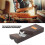 (As show, One size) Woodworker Hand Blade Plane Ebony Chamfering Planer 45 Angle Cutting Woodworking Tools 3