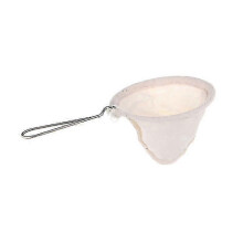 (As show, One size) 1pcs Kitchen utensils, Stainless Steel Handle Coffee Filters