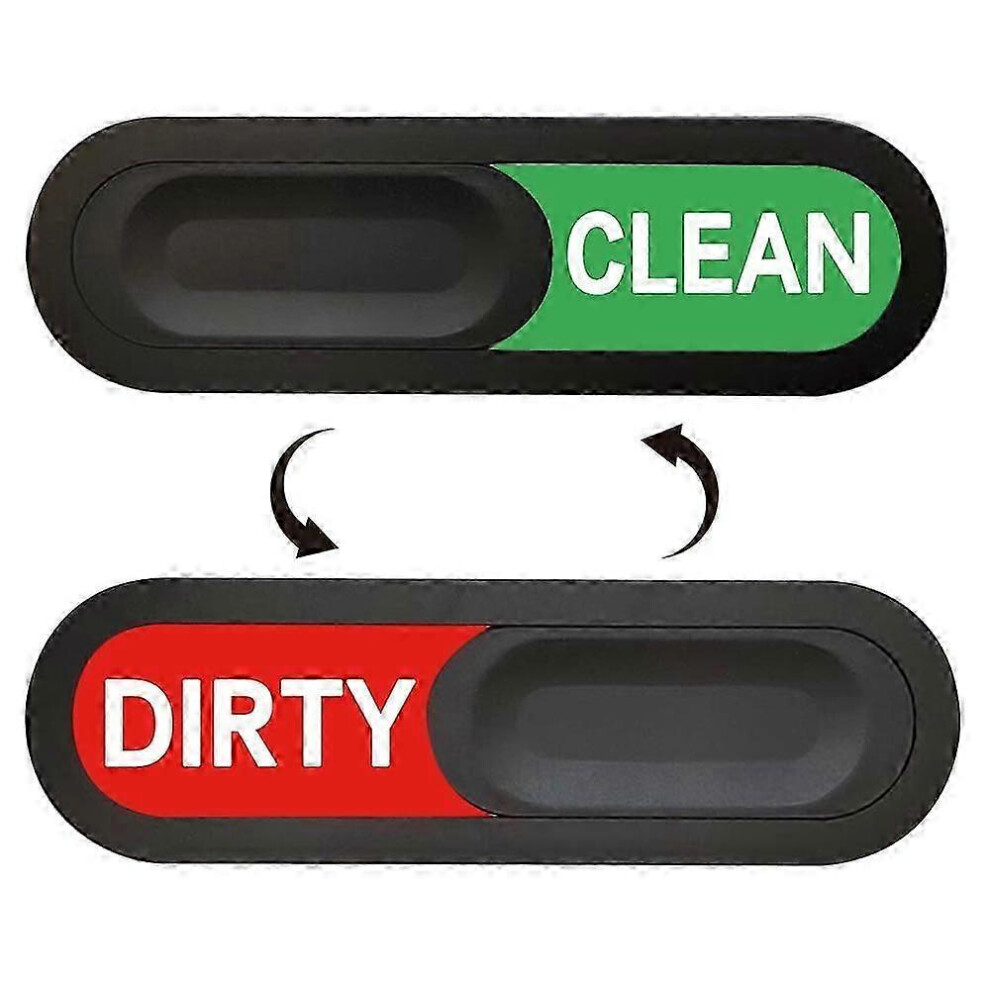 Kikidex (As Show, One Size) Dishwasher Clean Magnet Dirty Clean Sign Dishwasher Magnetic Sign Dishwasher Accessory