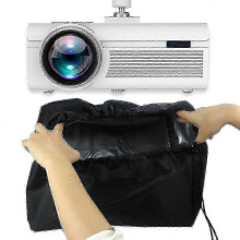 (As show, One size) Projector Cover Protective Cover For Ceiling-mounted Projector Courtyard Projector Cover Dustproof And Waterproof 35x35x22cm