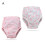 (D, One size) Cotton Washable Training Diaper Pants - Set of 2 1