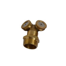 (2, One size) Brass Sprayer Nozzle - Fog Spray Sprinkler Head for Garden Lawn Irrigation