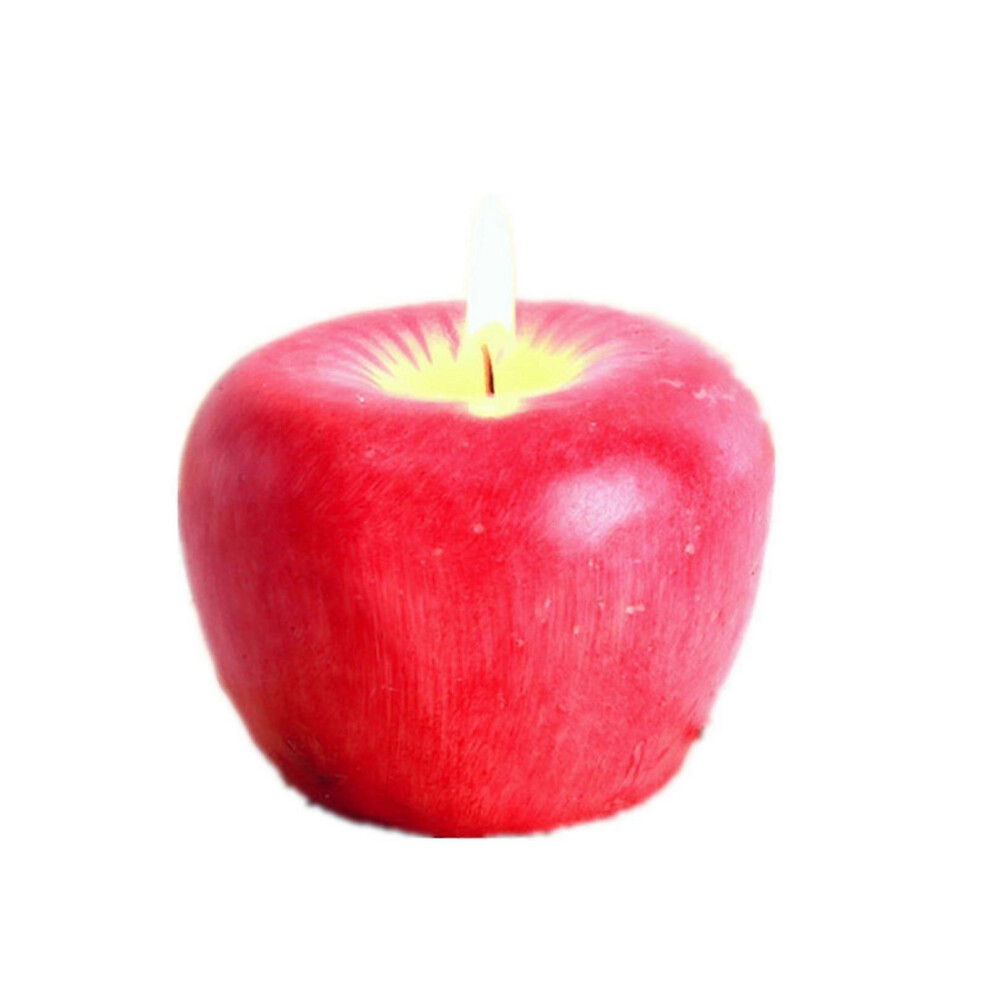(2, One size) Creative Red Fruit Candle - Long Lasting Fruit Scented Candle for Home-image-OPC-PHJMWGH-NEW