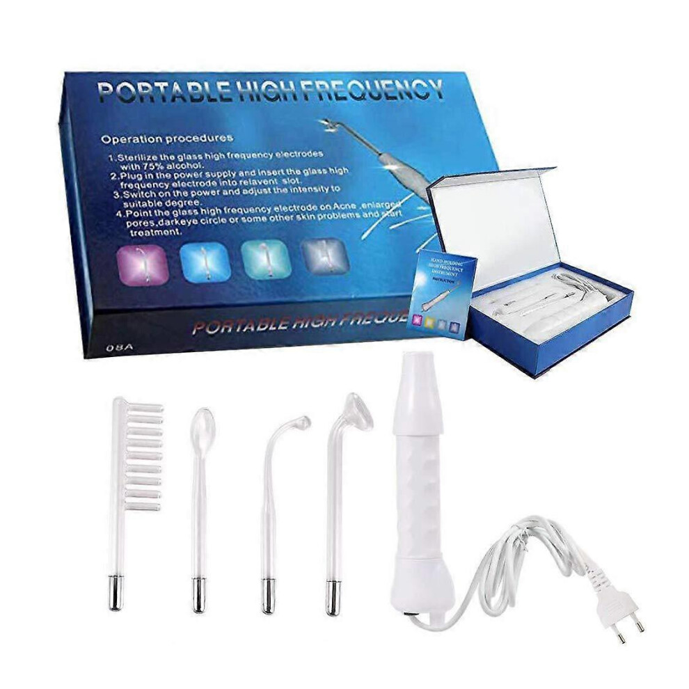 Kikidex (As Show, One Size) 2023 New High Frequency Beauty Skin Care Facial Spa Salon Acne Cosmetic Instrument Massage Devices