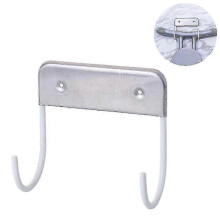 (As show, One size) Metal Wall Mount Ironing Board Holder,ironing Board Hanger White