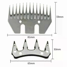(As show, One size) 13+4 Zhne Schermesser Ersatzmesser Schafschermaschine Schermaschine Scherkopf;