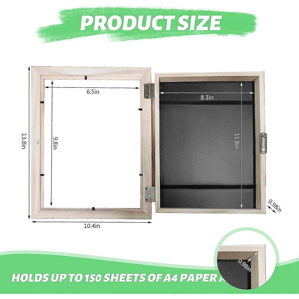 (As show, One size) Picture Frame for Children&#39;s Drawings  Front Opening, Fillable Frame for Art Display-image-OPC-PHJMWX6-NEW