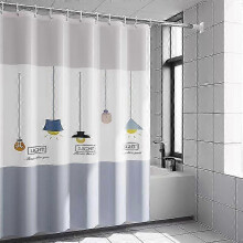 (150x180cm, One size) Nordic chandelier Shower Curtain Waterproof Shower Curtain