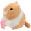 (As show, One size) Pull string plush hamster toy wind-up electric wagging tail rotating interactive toys, brown, 16 cm 1