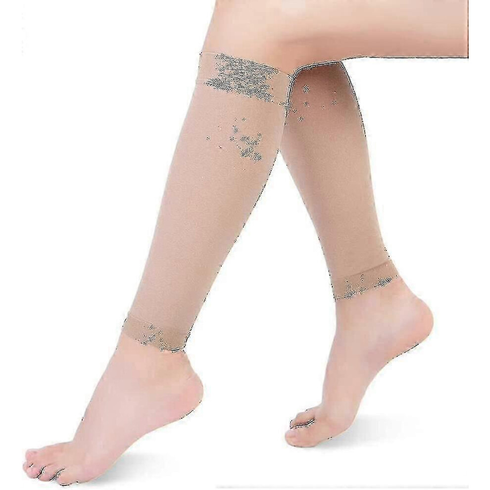 Kikidex (As Show, One Size) Calf Compression Socks, Footless Compression Sock