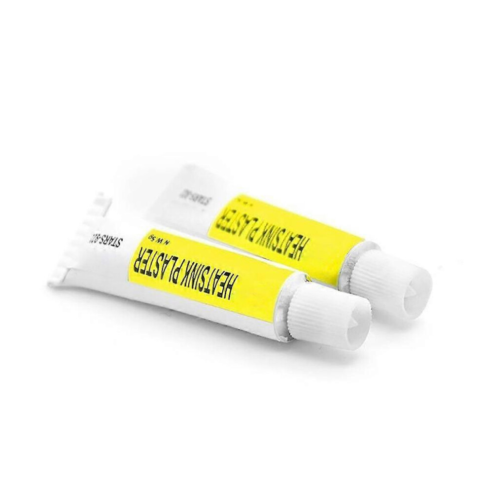 (As Show, One Size) 2Pcs Heatsink Cooling Plaster Cpu Thermal Glue 6902676336435