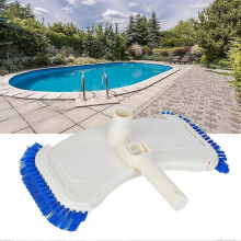 (As show, One size) Swimming Pool Ground Vacuum Cleaner Suction Head Brush - Essential Cleaning Accessory