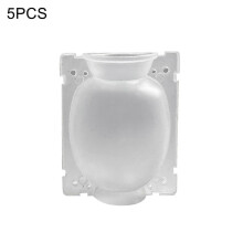 (S, White) 5pcs/set Plant Rooting Ball Grafting Growing Breeding Case Box - Garden Containers